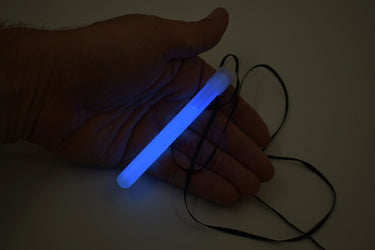 4 inch 10mm Blue Glow Sticks- 25 Per Package